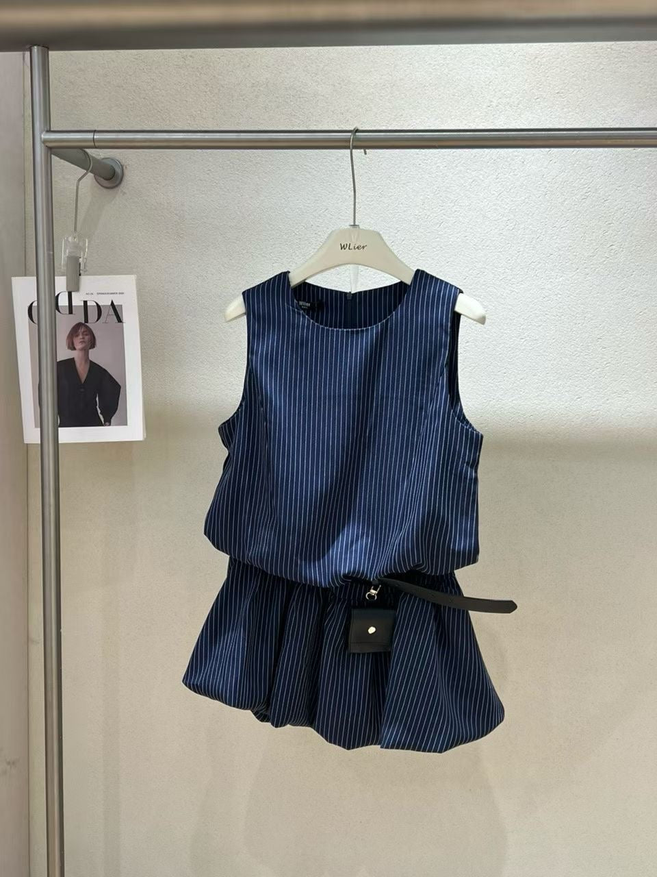 Pinstripe Girl Dress