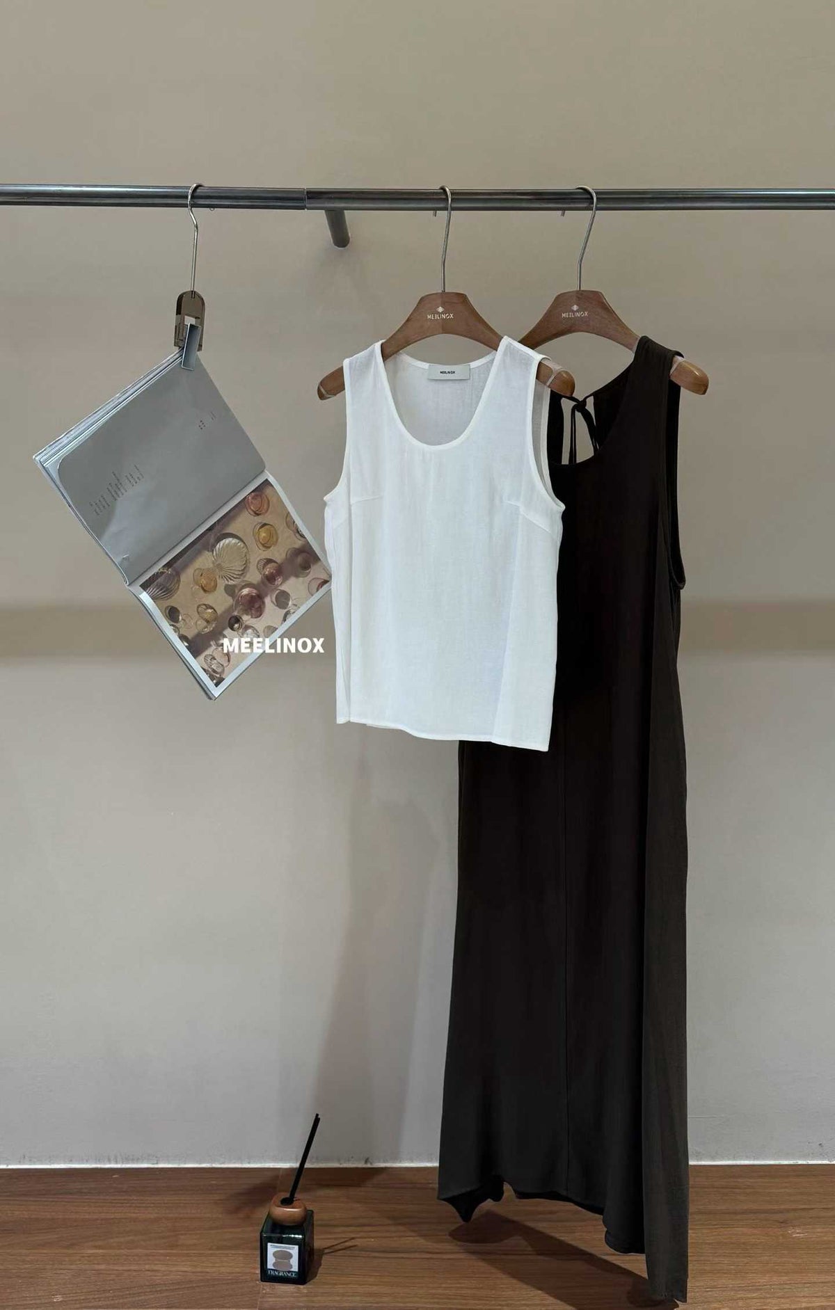 Open-Back Tie Maxi Dress