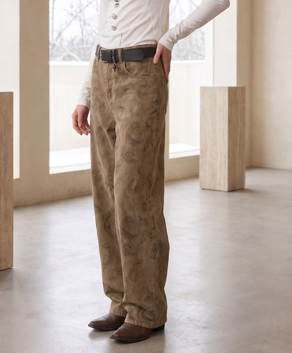 Bandana Print Pants