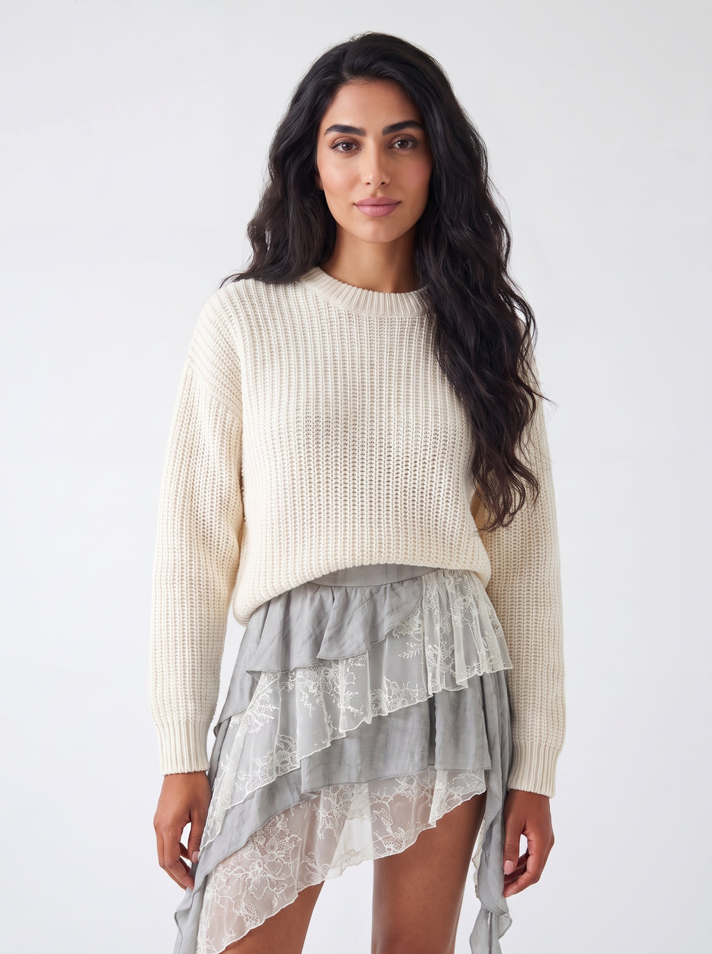 Lace Mini Skirt