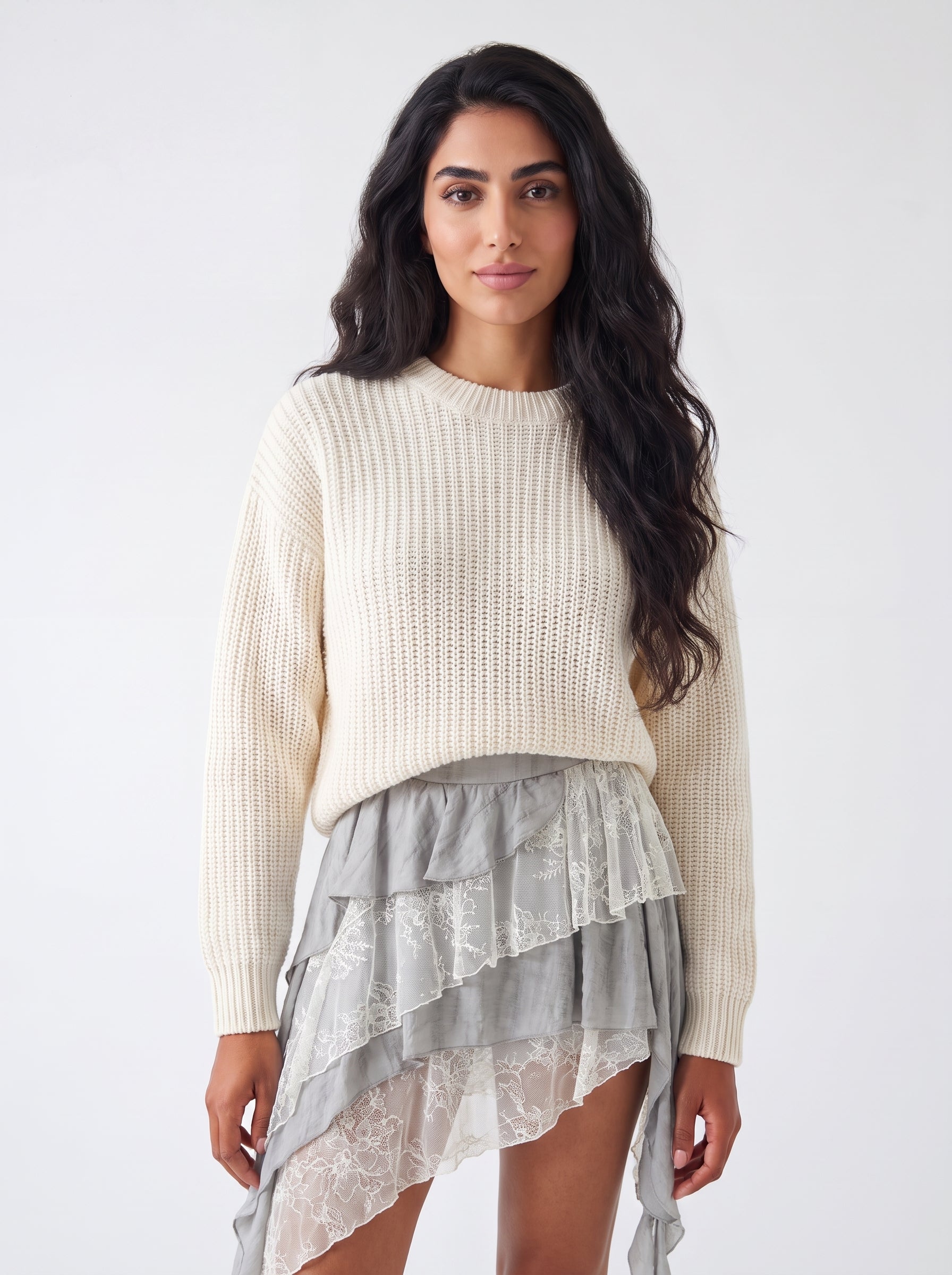 Lace Mini Skirt