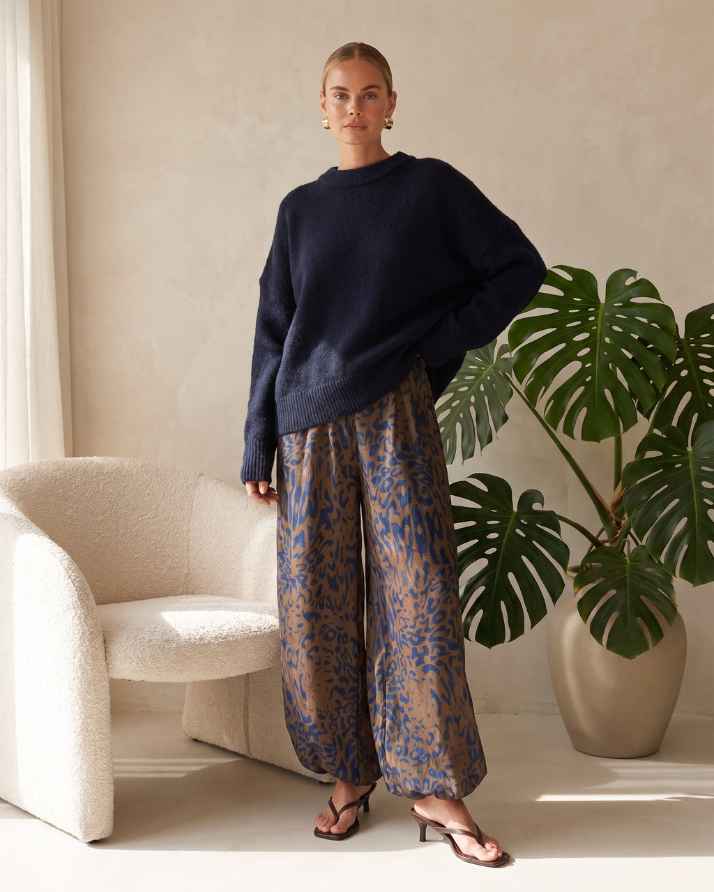Leopard Bal Pants