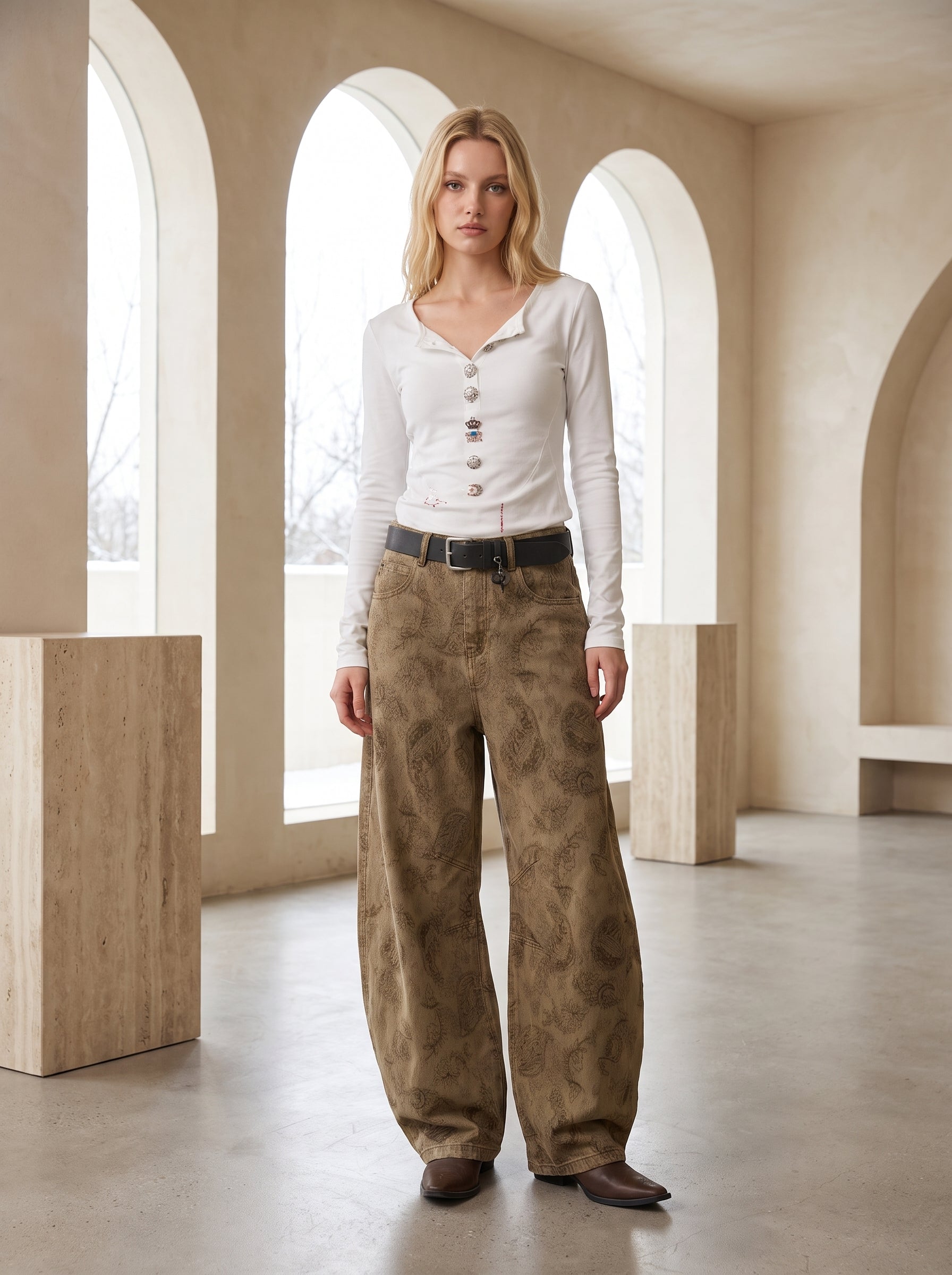 Bandana Print Pants