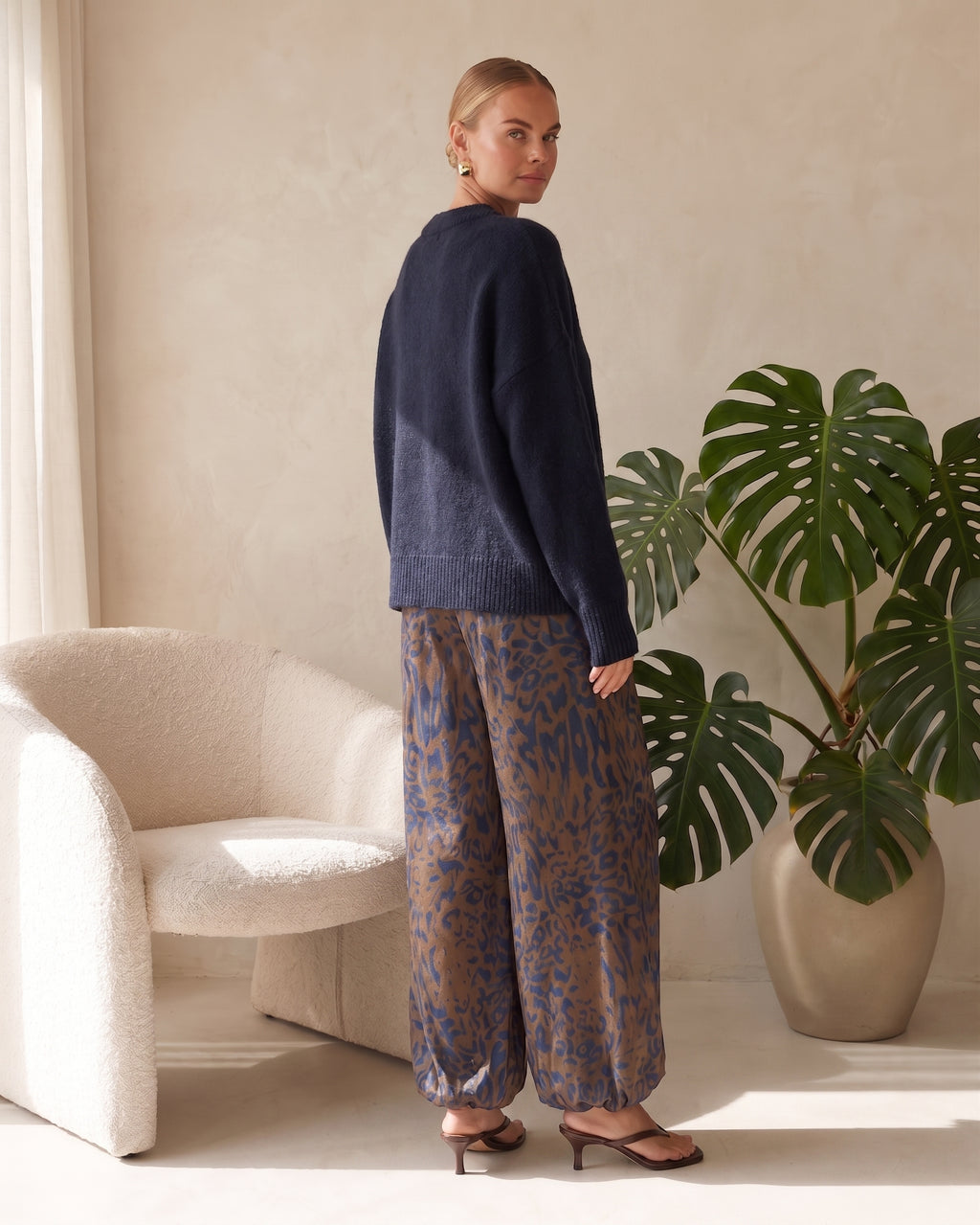 Leopard Bal Pants